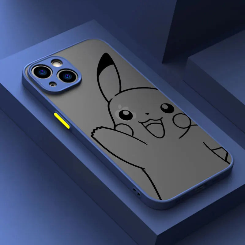 Coque de Protection Iphone Pikachu – Translucide Mate