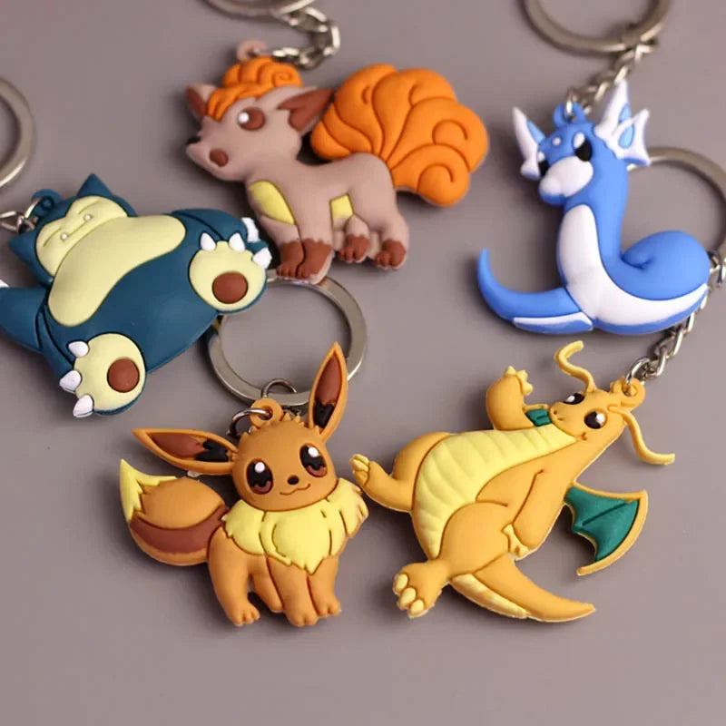 Porte-Clés : Pikachu, Salamèche & Carapuce