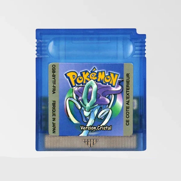 Jeux GBC version Rouge / Bleu / Vert / Jaune / Or / Argent & Cristal