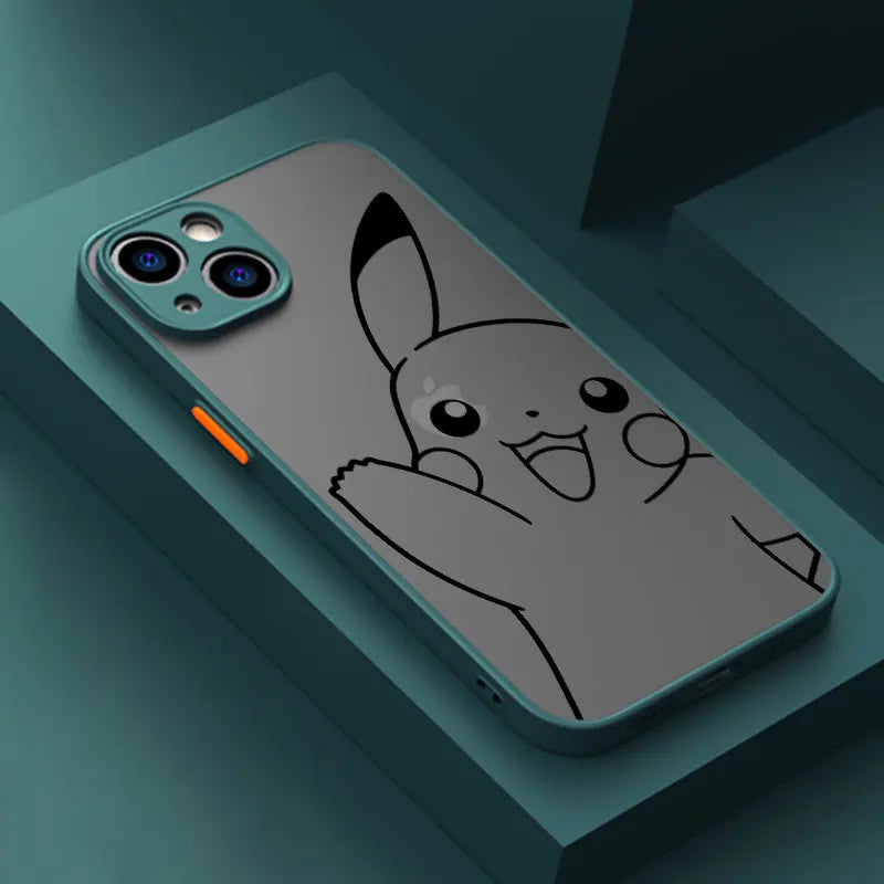 Coque de Protection Iphone Pikachu – Translucide Mate