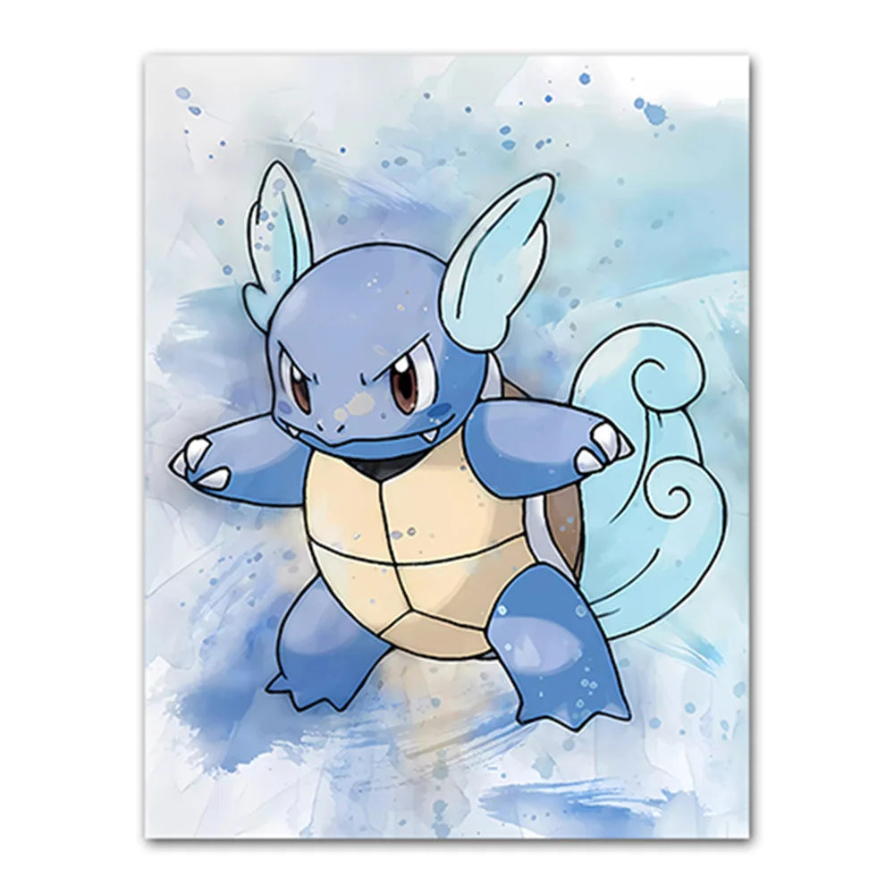 Poster – Les Starters de Kanto et leurs Évolutions