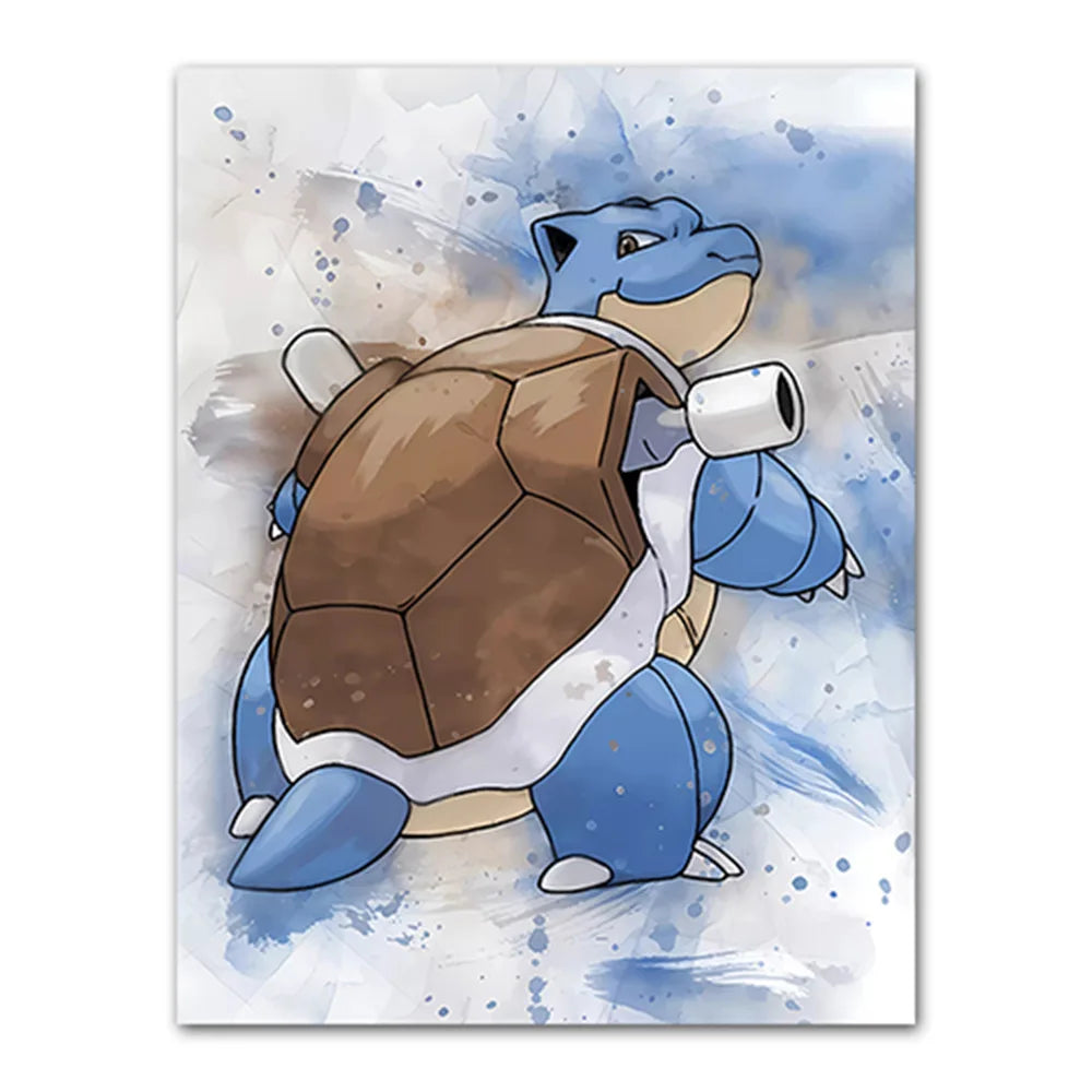 Poster – Les Starters de Kanto et leurs Évolutions