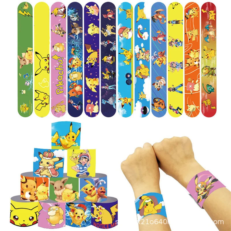 Bracelets Clipsants – Pikachu, Salamèche, Evoli (3/6/12pcs)