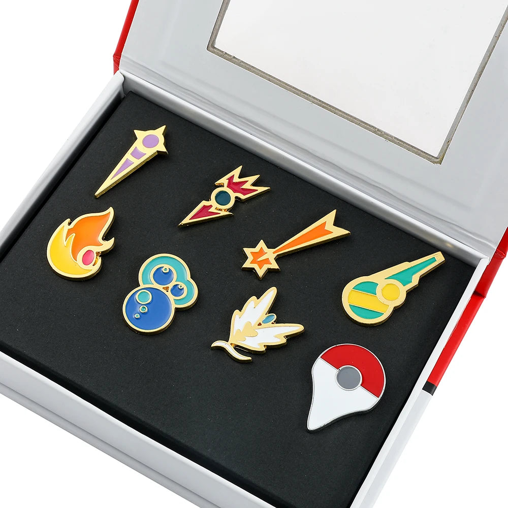 Collection Complète de Badges d'Arène – Kanto, Johto, Hoenn, Sinnoh, Unys, Kalos