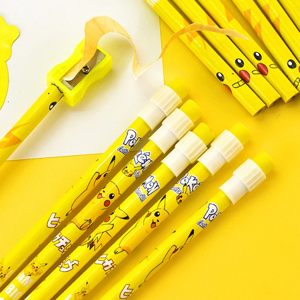 Set de Crayons à Papier Pikachu (12pcs)