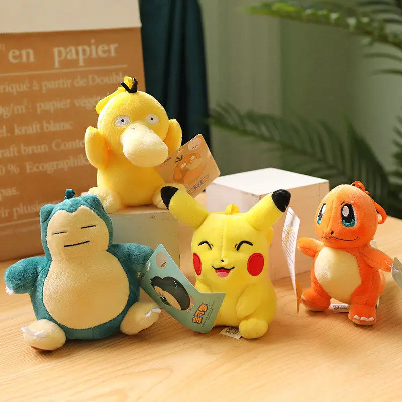 Porte-Clés Peluche – Pikachu, Salamèche, Carapuce