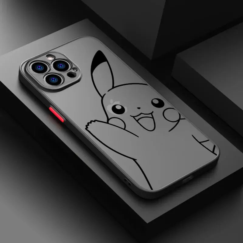 Coque de Protection Iphone Pikachu – Translucide Mate