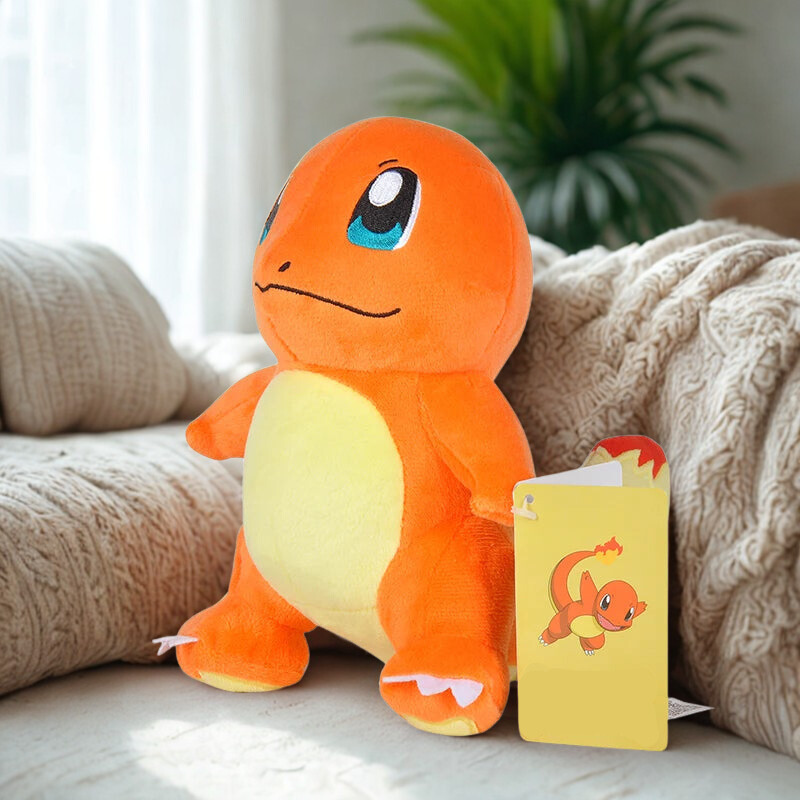 Peluche : Salamèche, Carapuce, Bulbizarre, Dracaufeu, Arcko