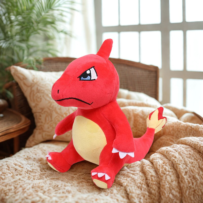 Peluche : Salamèche, Carapuce, Bulbizarre, Dracaufeu, Arcko