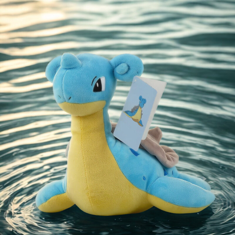 Peluche : Lokhlass, Kyogre, Magicarpe & Ramolosse