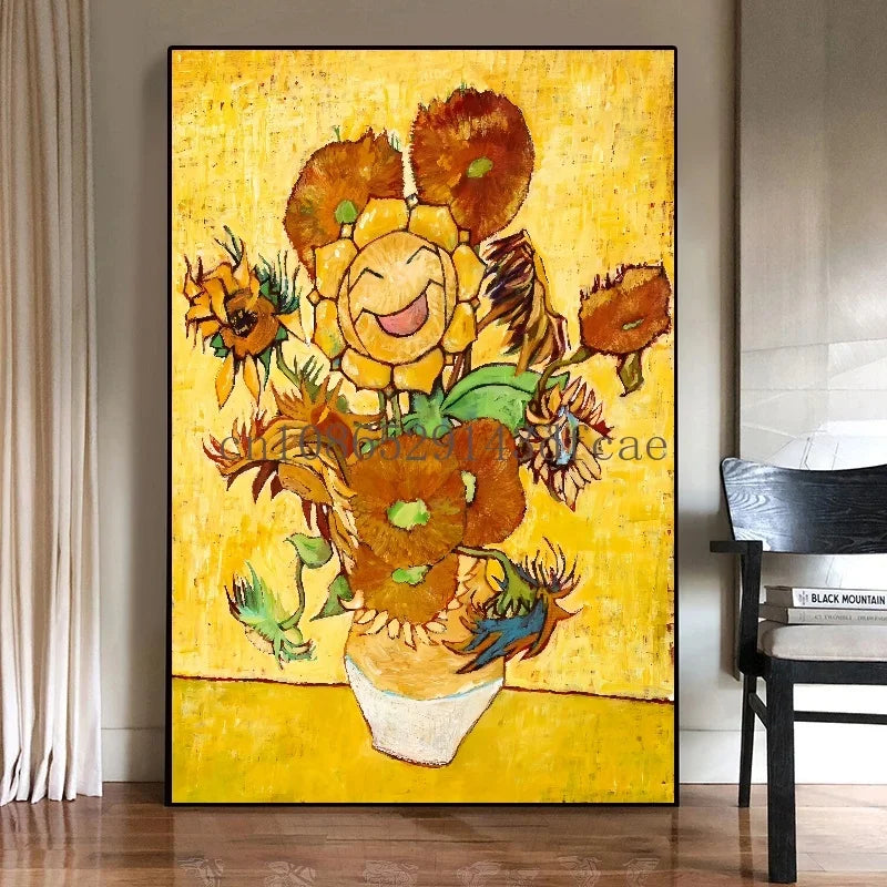 Canvas – Pikachu & Évoli version Van Gogh / Munch