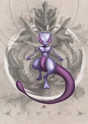 Poster – Évoli, Ronflex, Ectoplasma, Dracolosse