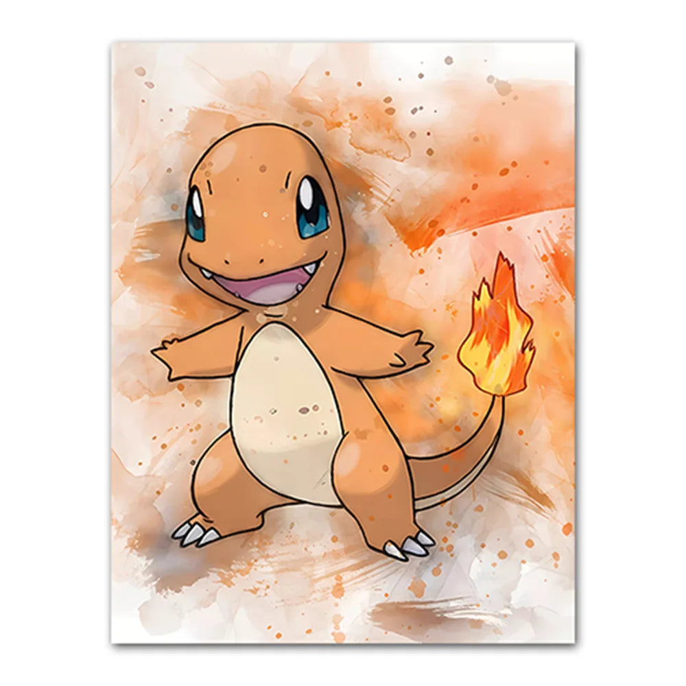 Poster – Les Starters de Kanto et leurs Évolutions