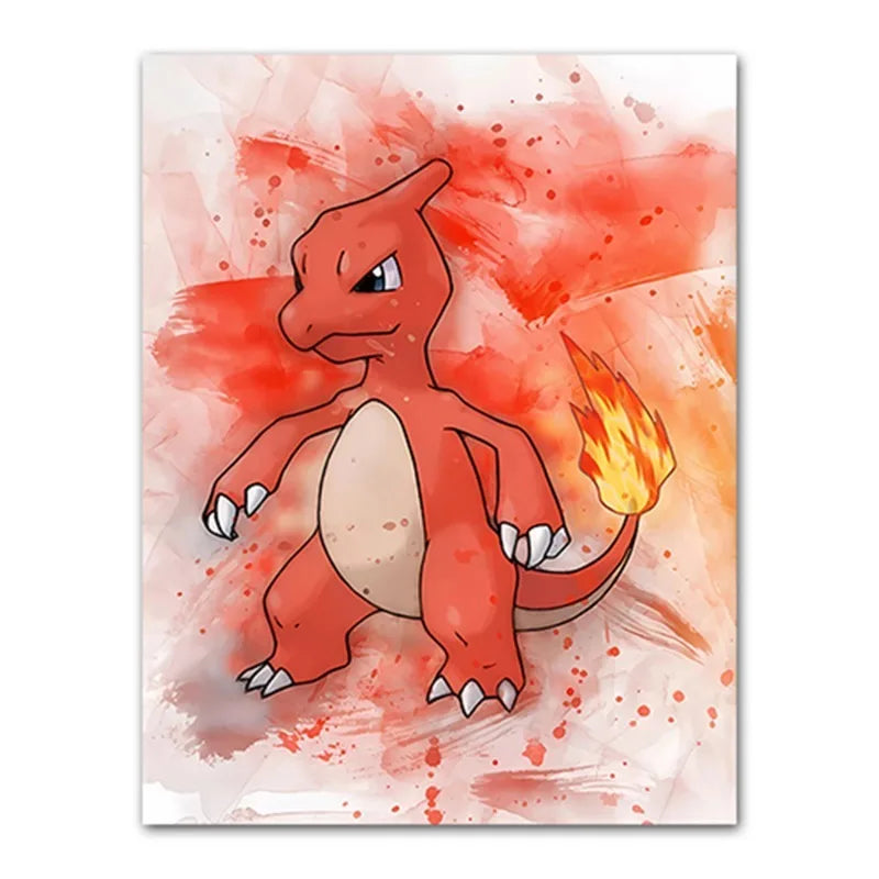 Poster – Les Starters de Kanto et leurs Évolutions
