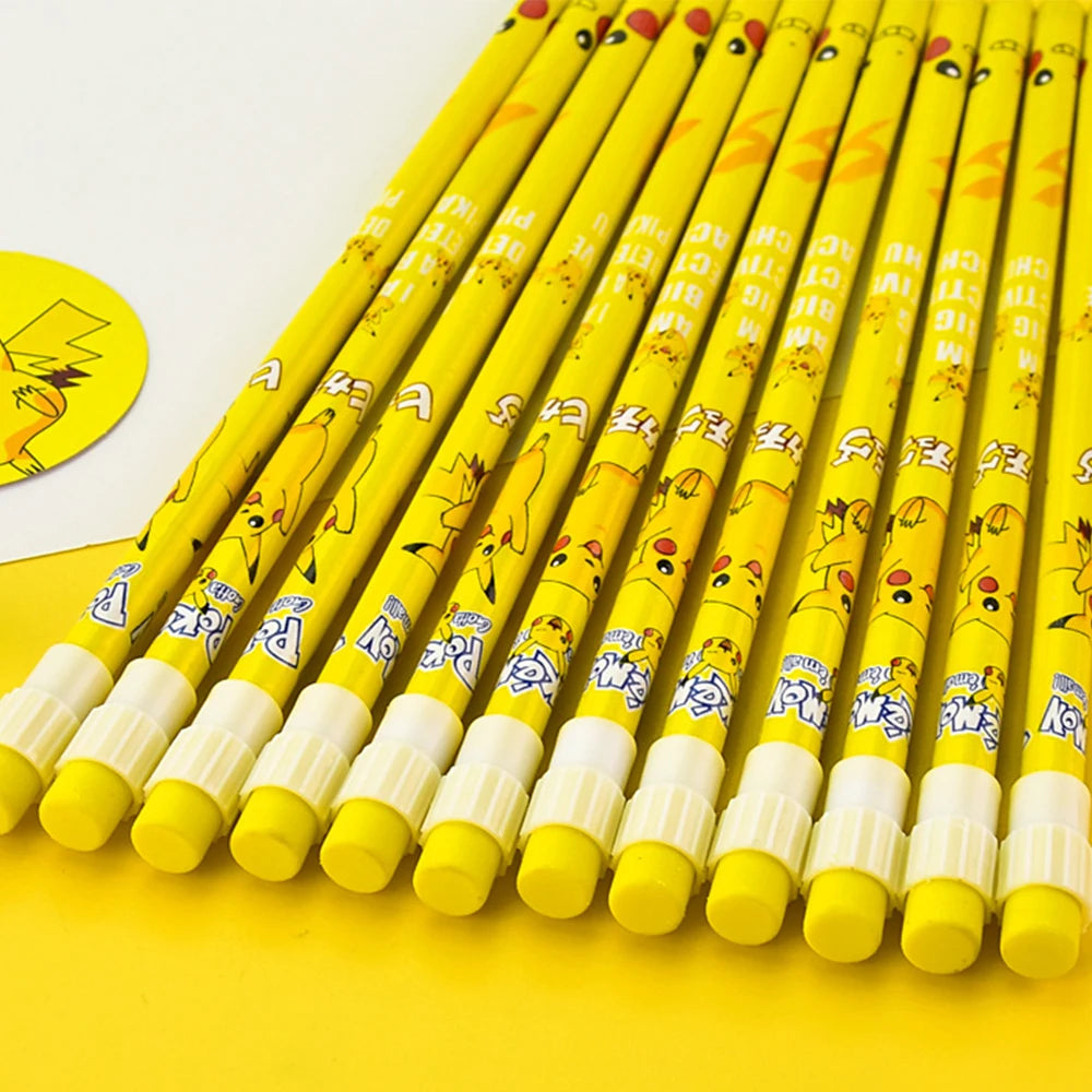 Set de Crayons à Papier Pikachu (12pcs)