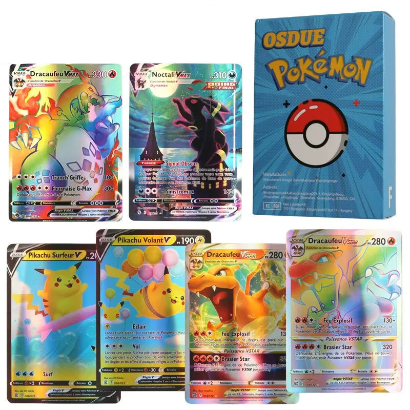 Cartes EX, Mega & VMAX (60/100pcs)