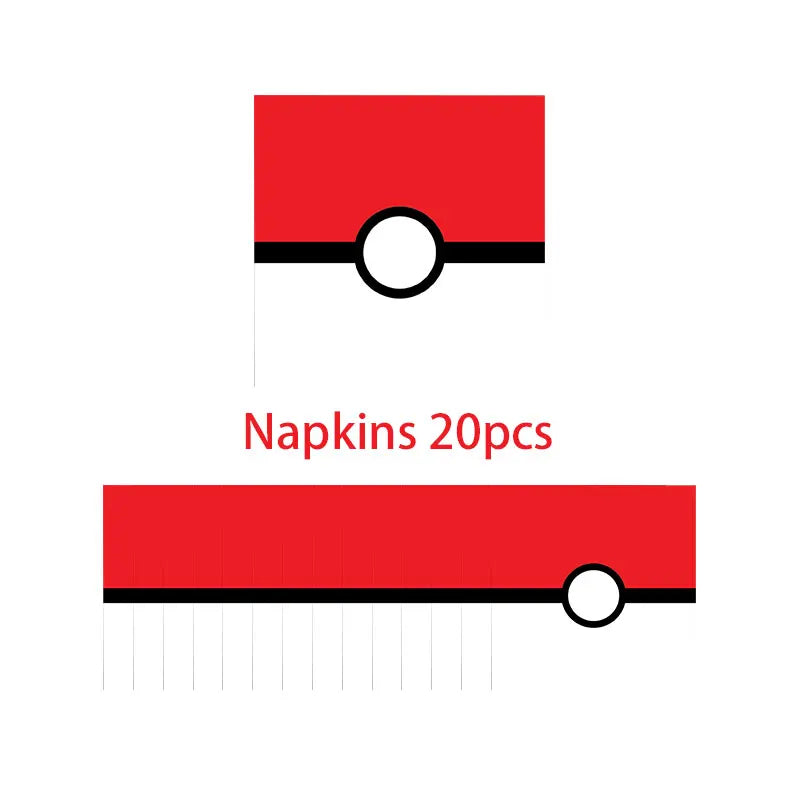 Kit de Décoration Anniversaire – Pikachu, Salamèche, Evoli