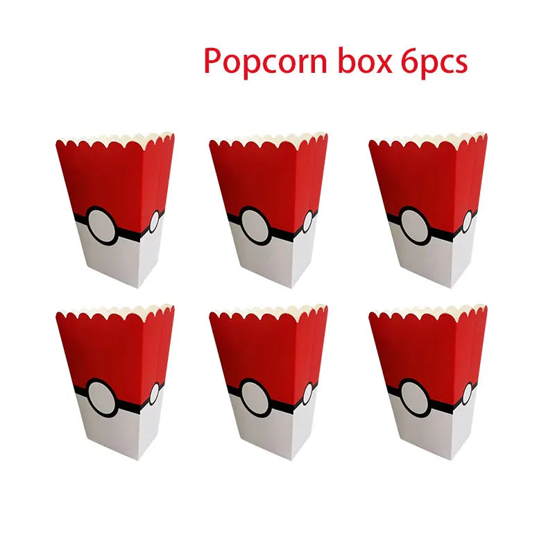 Kit de Décoration Anniversaire – Pikachu, Salamèche, Evoli