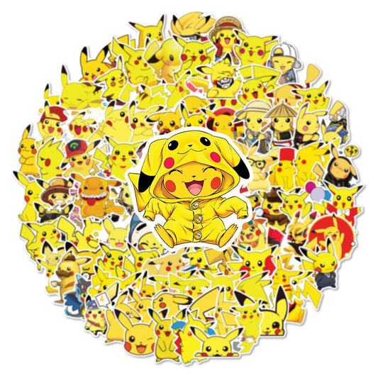 Stickers Pikachu 5cm (10/30/50/100pcs)