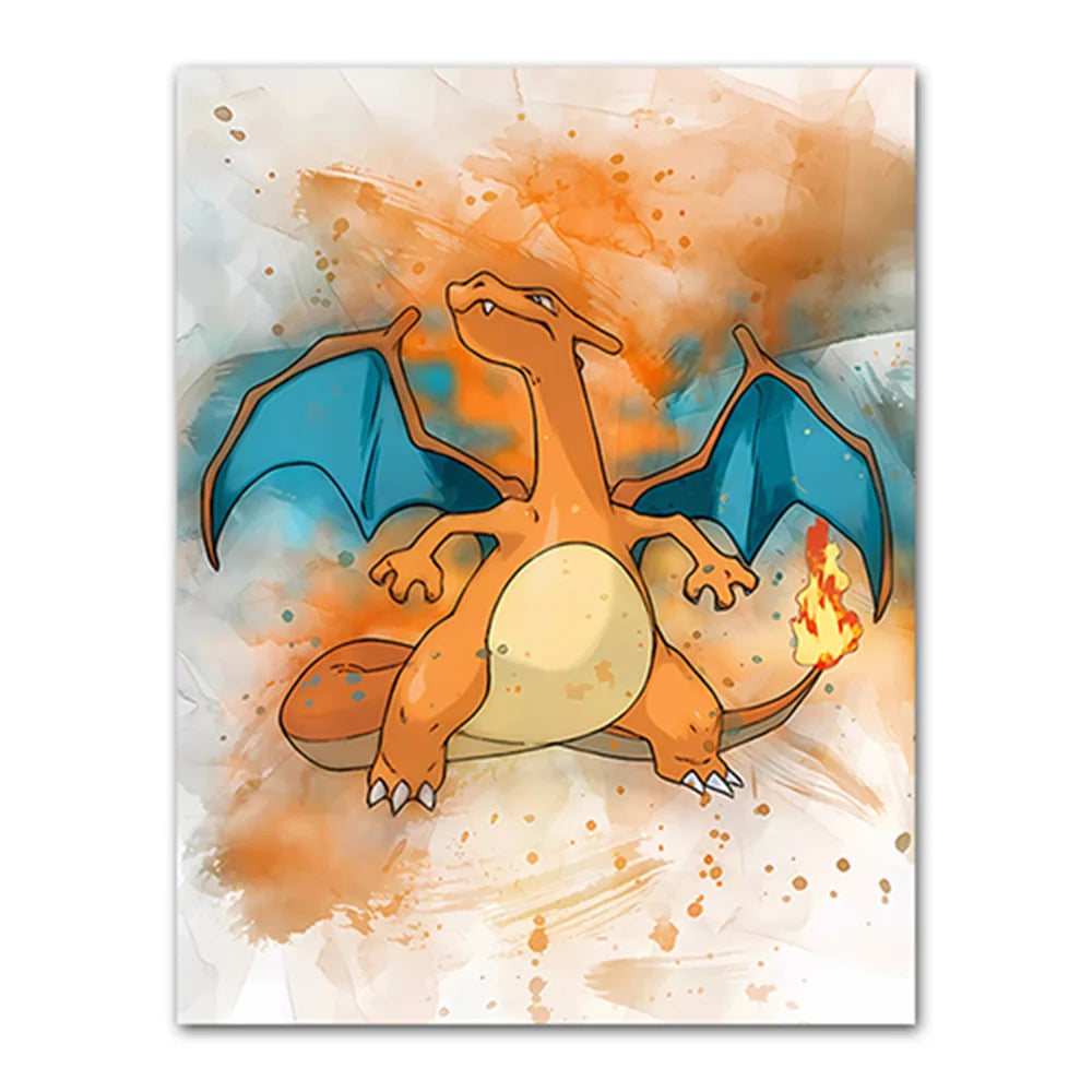 Poster – Les Starters de Kanto et leurs Évolutions