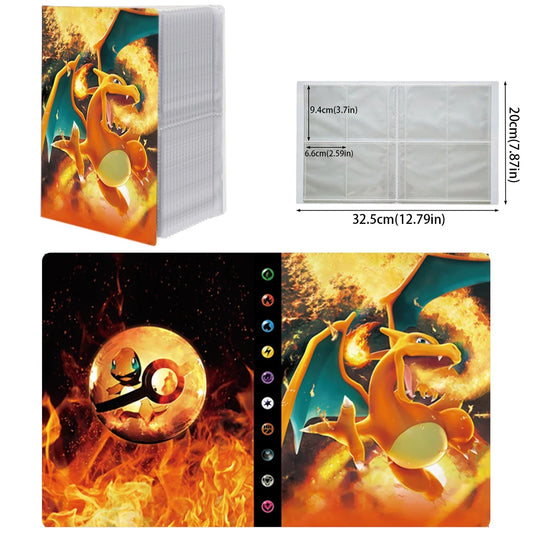 Mini Classeur Pokémon TCG – Lucario, Dracaufeu, Pikachu & Ectoplasma
