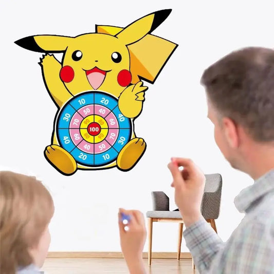 Jeu de fléchettes : Pikachu, Salamèche, Carapuce