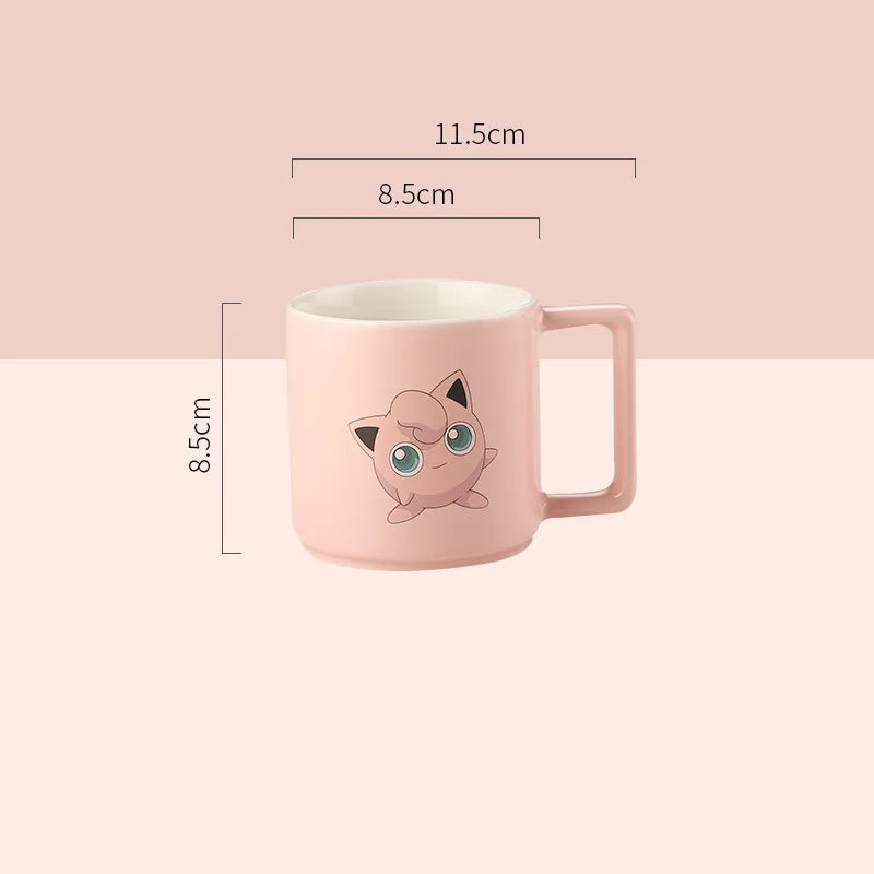 Mug en Céramique 350 ml – Pikachu, Bulbizarre & Salamèche
