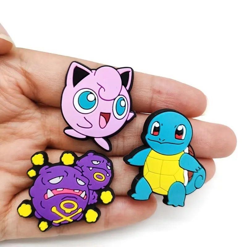 Pins pour Crocs – Pikachu, Salamèche, Ectoplasma & Ronflex (27pcs)