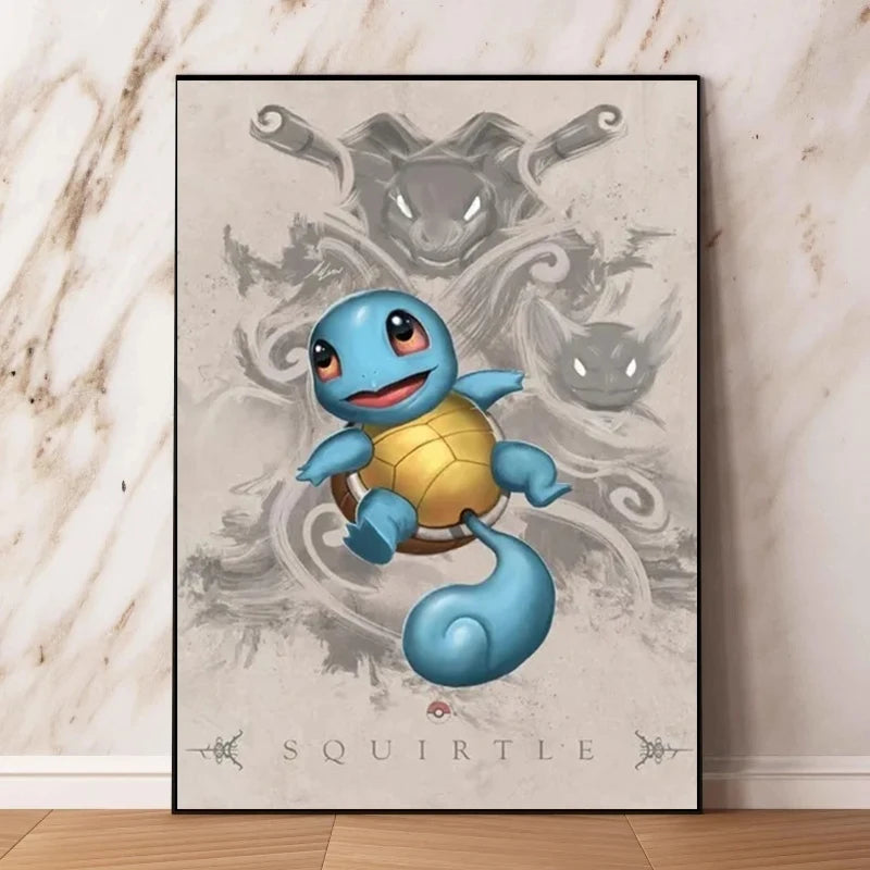Poster – Starters Iconiques de Kanto à Hoenn