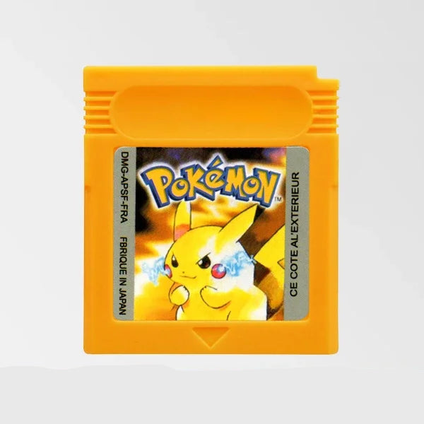 Jeux GBC version Rouge / Bleu / Vert / Jaune / Or / Argent & Cristal