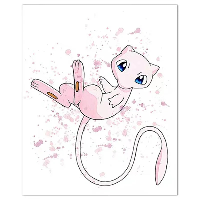 Poster – Mew, Mewtwo, Évoli
