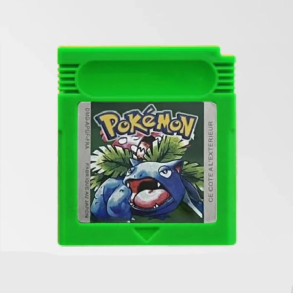 Jeux GBC version Rouge / Bleu / Vert / Jaune / Or / Argent & Cristal