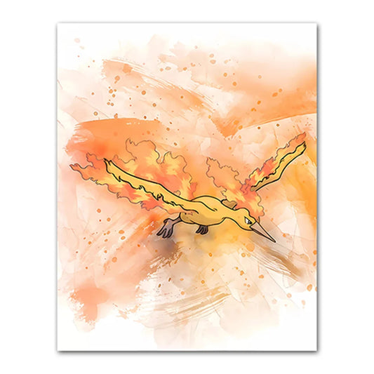 Poster – Les Oiseaux Légendaires de Kanto