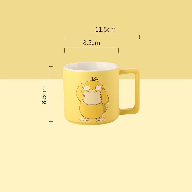 Mug en Céramique 350 ml – Pikachu, Bulbizarre & Salamèche